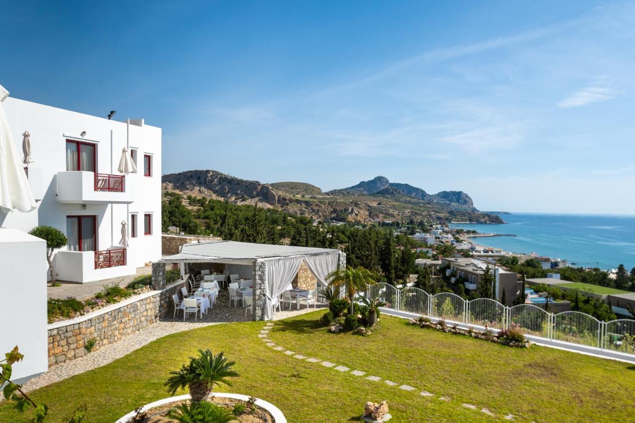 Bella Vista Stegna Aparthotel Archangelos  Bagian luar foto
