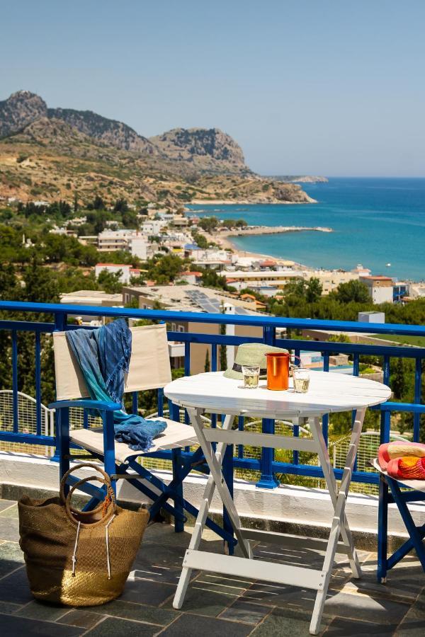 Bella Vista Stegna Aparthotel Archangelos  Bagian luar foto