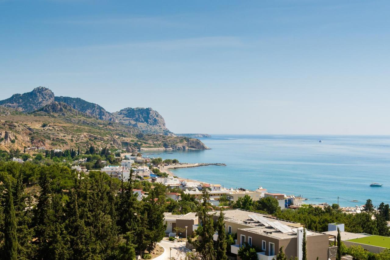 Bella Vista Stegna Aparthotel Archangelos  Bagian luar foto