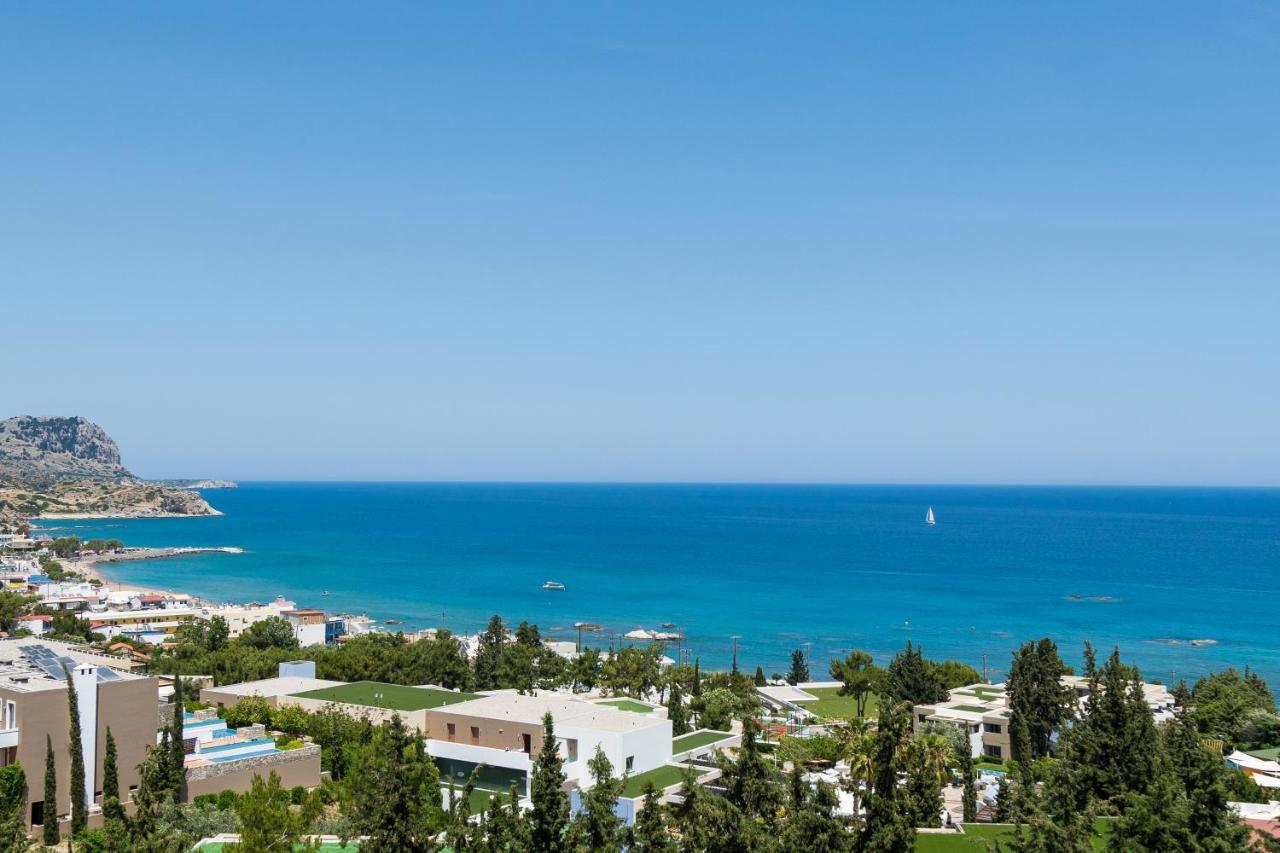 Bella Vista Stegna Aparthotel Archangelos  Bagian luar foto