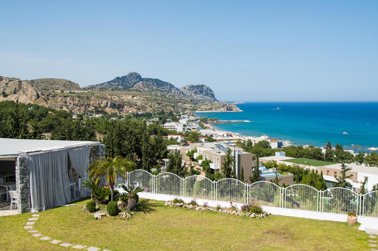 Bella Vista Stegna Aparthotel Archangelos  Bagian luar foto