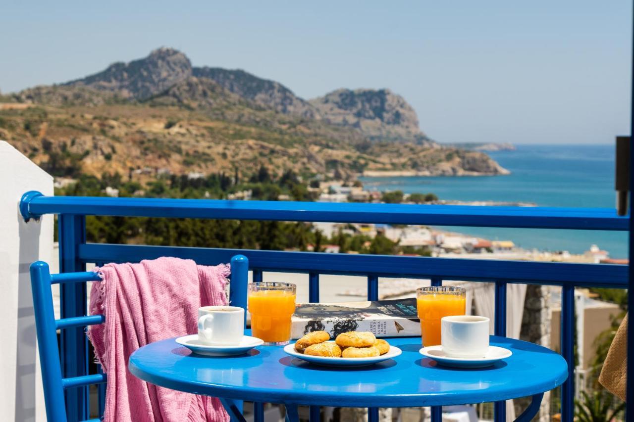 Bella Vista Stegna Aparthotel Archangelos  Bagian luar foto