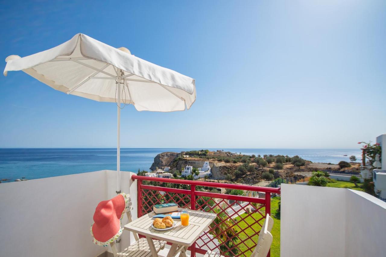 Bella Vista Stegna Aparthotel Archangelos  Bagian luar foto
