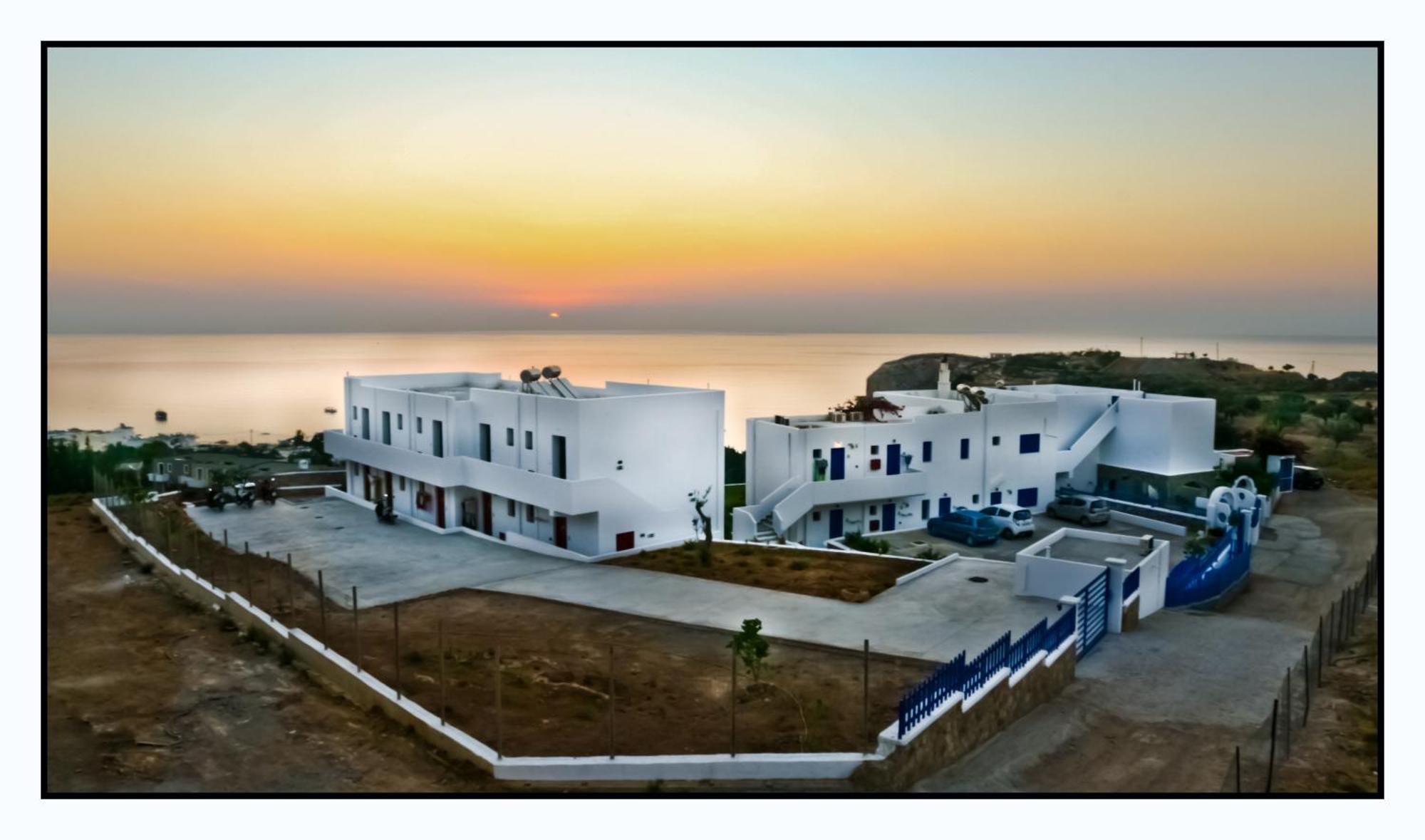 Bella Vista Stegna Aparthotel Archangelos  Bagian luar foto